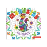 LIBRO PARA COLOREAR MANDALAS - GATO MIL COLORES