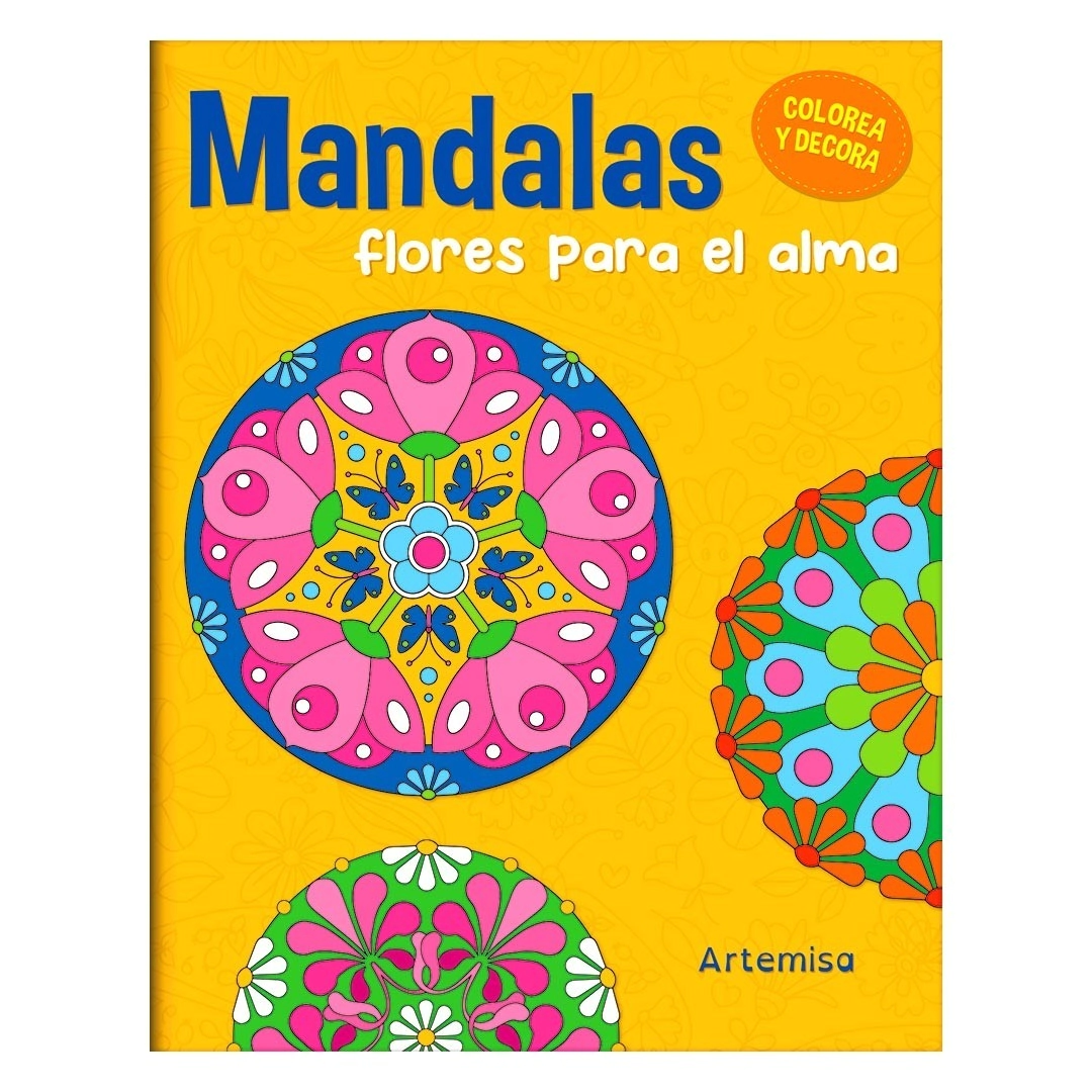 LIBRO PARA COLOREAR MANDALAS FLORES PARA EL ALMA
