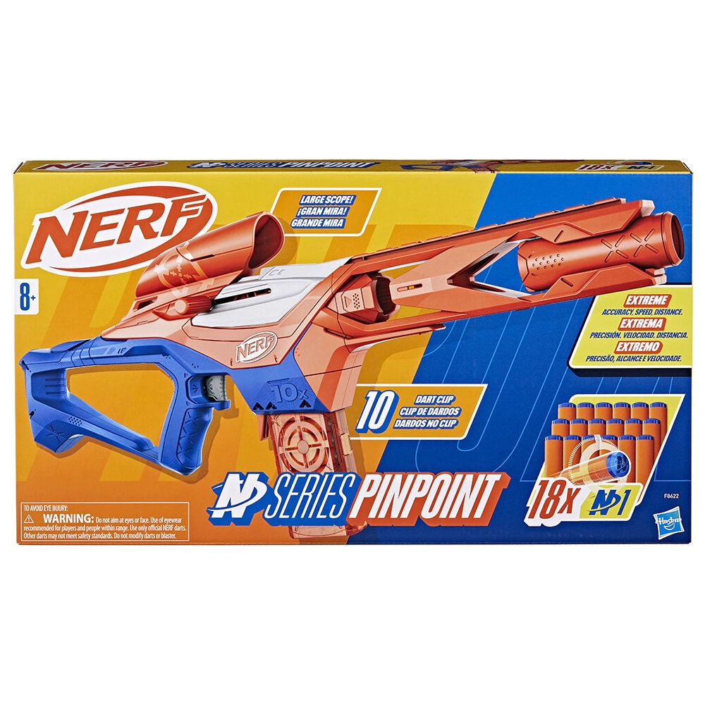 HASBRO NERF PISTOLA DE DARDOS SERIES PINPOINT