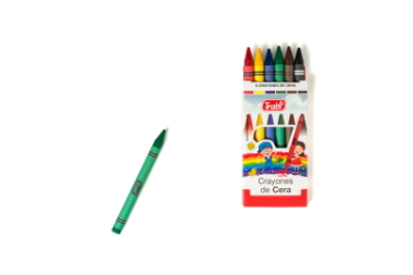 CRAYON DE CERA x6 SURTIDO TRABI