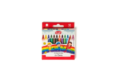 CRAYON DE CERA x12 SURTIDO TRABI