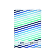 BLOCK A4 RAYADO CON ESPIRAL - 80 HOJAS