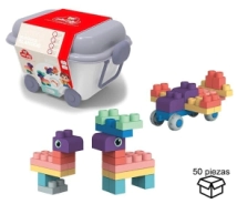 BLOQUES SOFT 50 PIEZAS PHI PHI TOYS