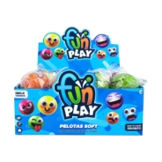 PELOTAS ANTIESTRES EMOJI FUN PLAY 26x20x14 CM