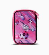 CARTUCHERA RIDIGA 2 CIERRES GIRLS SOCCER FOOTY NEGRO