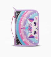 CARTUCHERA RIDIGA 1 CIERRE MAKE UP FOOTY LILA