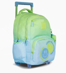 MOCHILA CARRO 18" BIG KIDS BE FOOTY VERDE