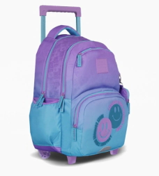 MOCHILA CARRO 18" BIG KIDS BE FOOTY LILA