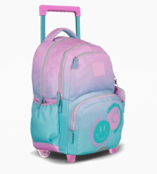 MOCHILA CARRO 18" BIG KIDS BE FOOTY ROSA