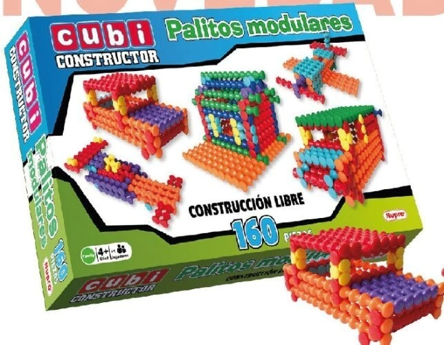 CUBI CONSTRUCTOR PALITOS MODULARES NUPRO