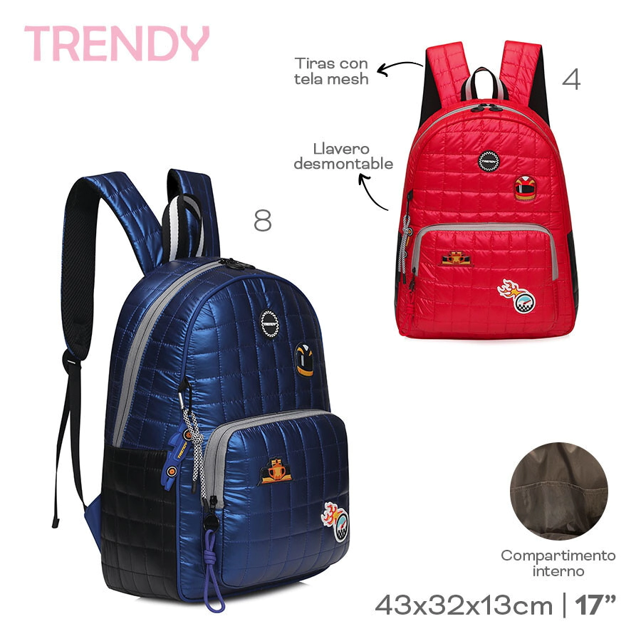 MOCHILA TRENDY ROJO