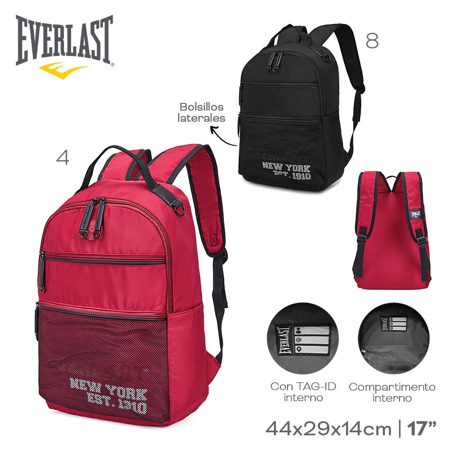 MOCHILA EVERLAST NEGRO