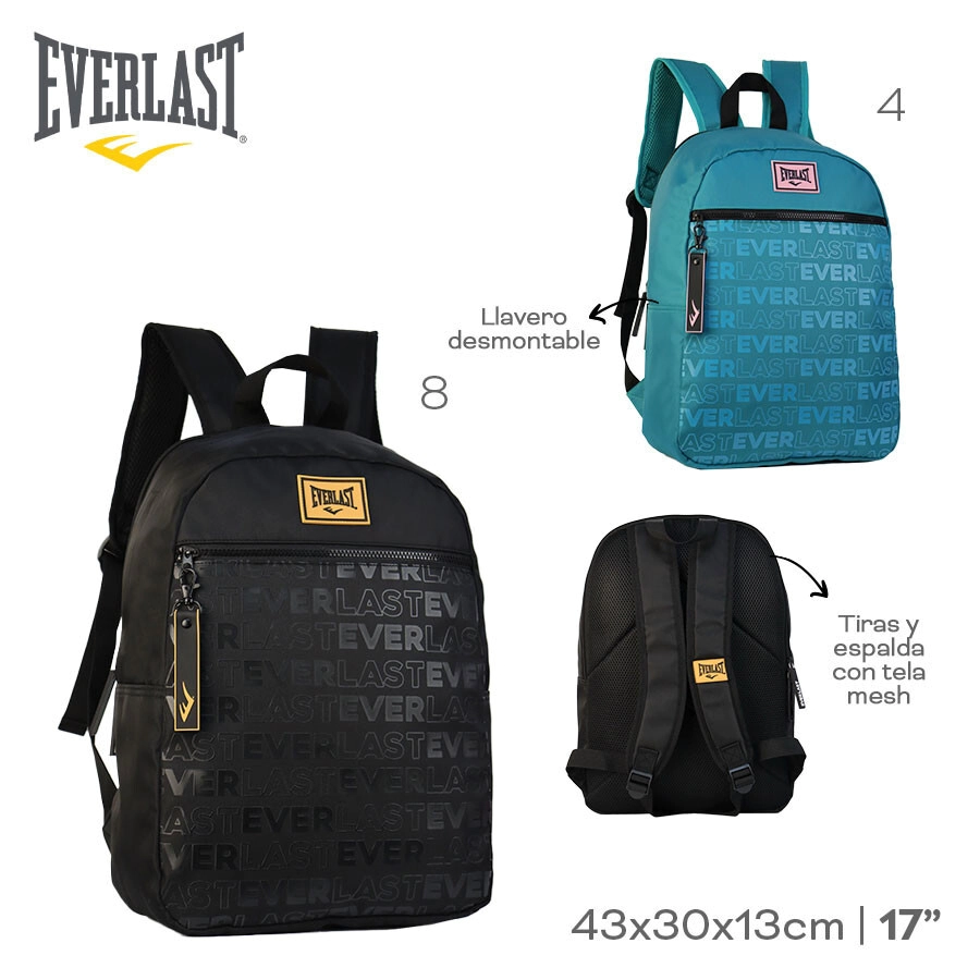 MOCHILA EVERLAST CELESTE