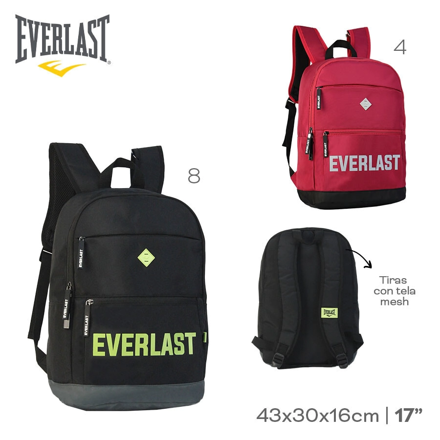 MOCHILA EVERLAST NEGRO