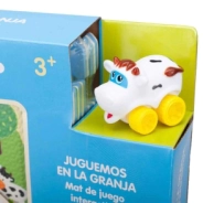 ALFOMBRA DIDACTICA LA GRANJA CON VEHICULO