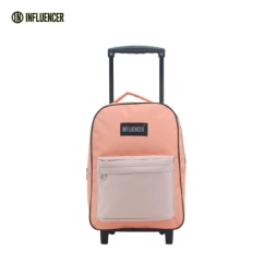 MOCHILA CON CARRO INFLUENCER LISA COMBINADA 17"