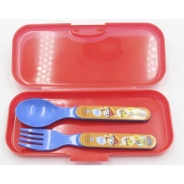SET DE CUBIERTOS PLASTICOS PAW PATROL