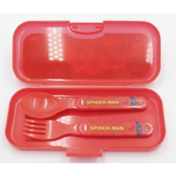 SET DE CUBIERTOS PLASTICOS SPIDERMAN