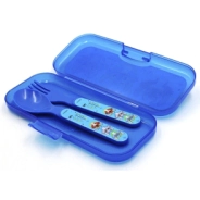 SET DE CUBIERTOS PLASTICOS STITCH