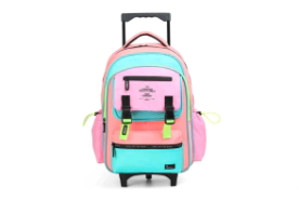 MOCHILA COLORBLOCK CARRO CHIMOLA CORAL