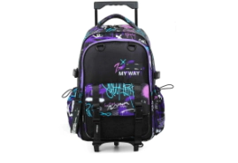 MOCHILA GRAFFITI CARRO CHIMOLA NEGRO