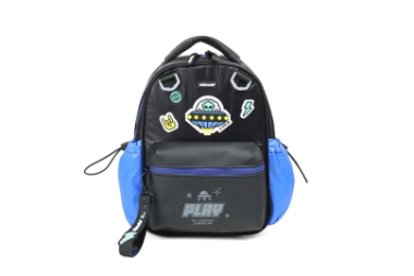 MOCHILA KINDER BOY CHIMOLA NEGRO