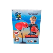 SET DE ENTRENO BOXEO NFANTIL ALTURA AJUSTABLE 34x34x105 CM