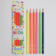LAPICES DE COLORES NEON x6