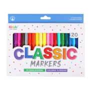 MARCADORES COLORES CLASICOS x20