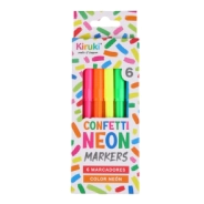MARCADORES COLORES FLUO x6