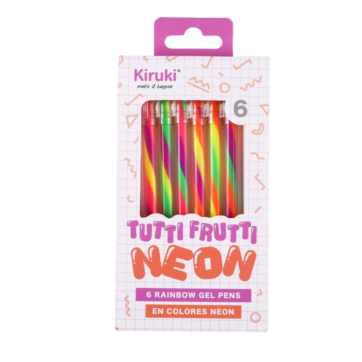 LAPICERAS ROLLERS TUTTI FRUTTI x6 NEON