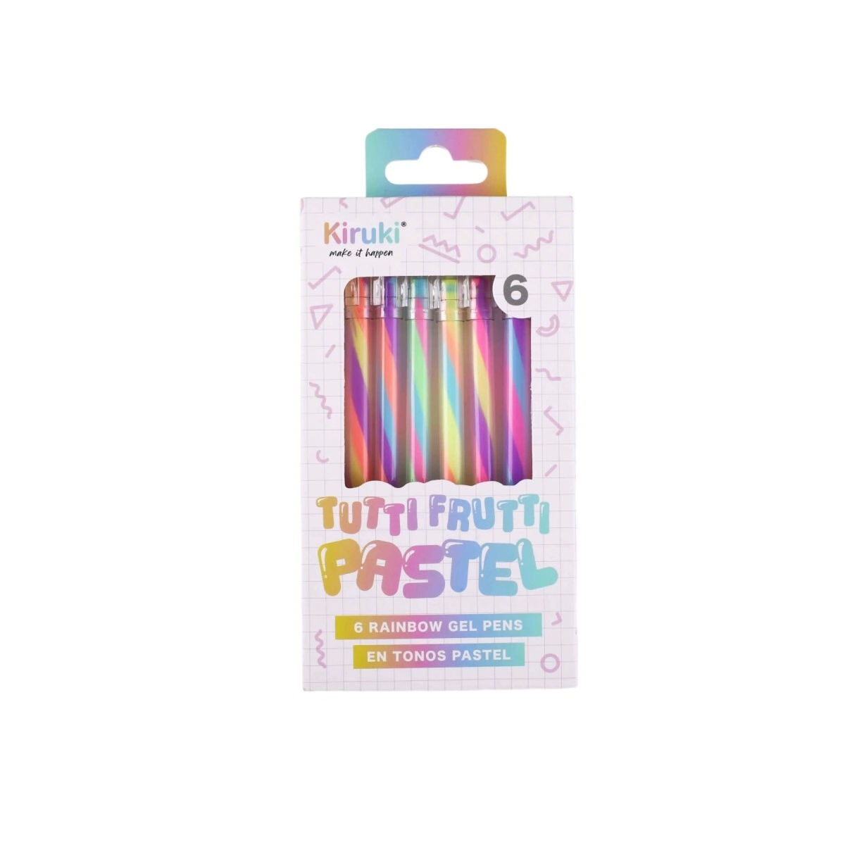 LAPICERAS ROLLERS TUTTI FRUTTI x6 PASTEL