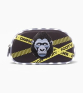 CARTUCHERA CON LED GORILLA FOOTY NEGRO