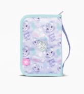 CARTUCHERA RIGIDA 1 CIERRE SWEET LEOPARD FOOTY CELESTE