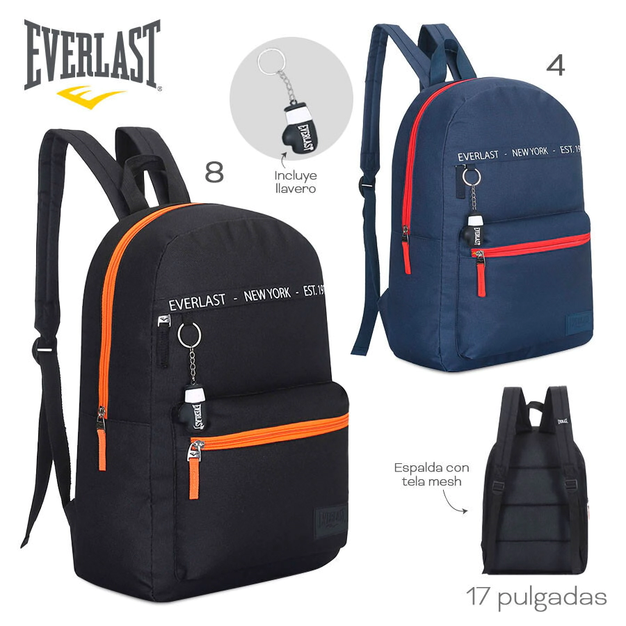 MOCHILA EVERLAST NEGRO