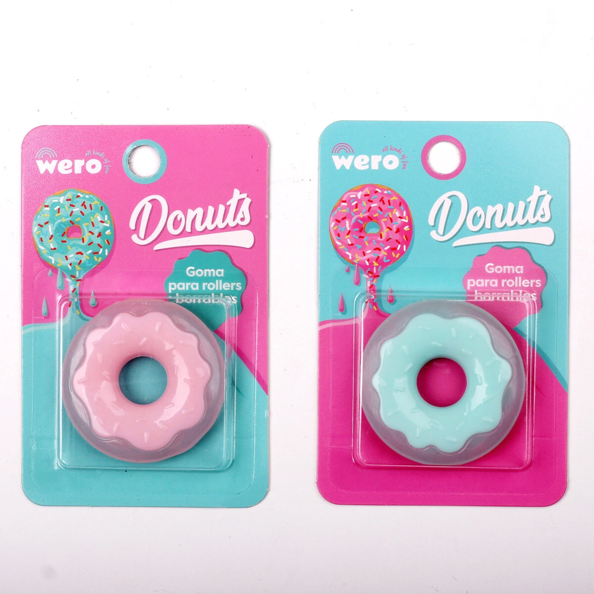 GOMA BORRABLE DONUTS WERO