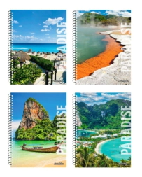 CUADERNO ASAMBLEA PAISAJES PARAISOS 21x29,70 - 80Hjs Rayadas