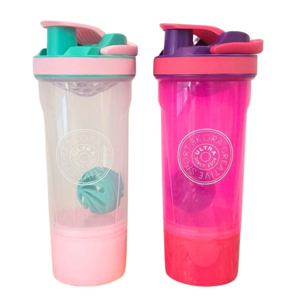 VASO BATIDOR PARA PROTEINAS SHAKER 700ML SKORA
