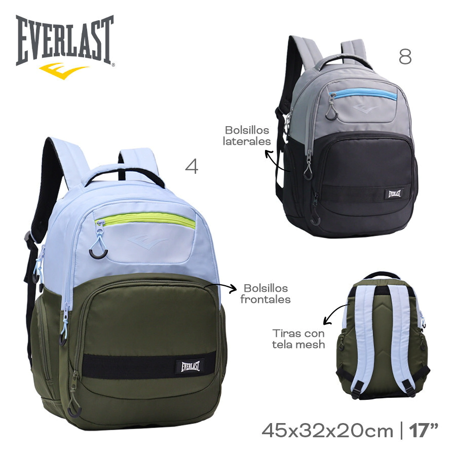 MOCHILA EVERLAST CELESTE