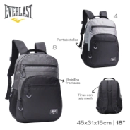 MOCHILA EVERLAST NEGRO