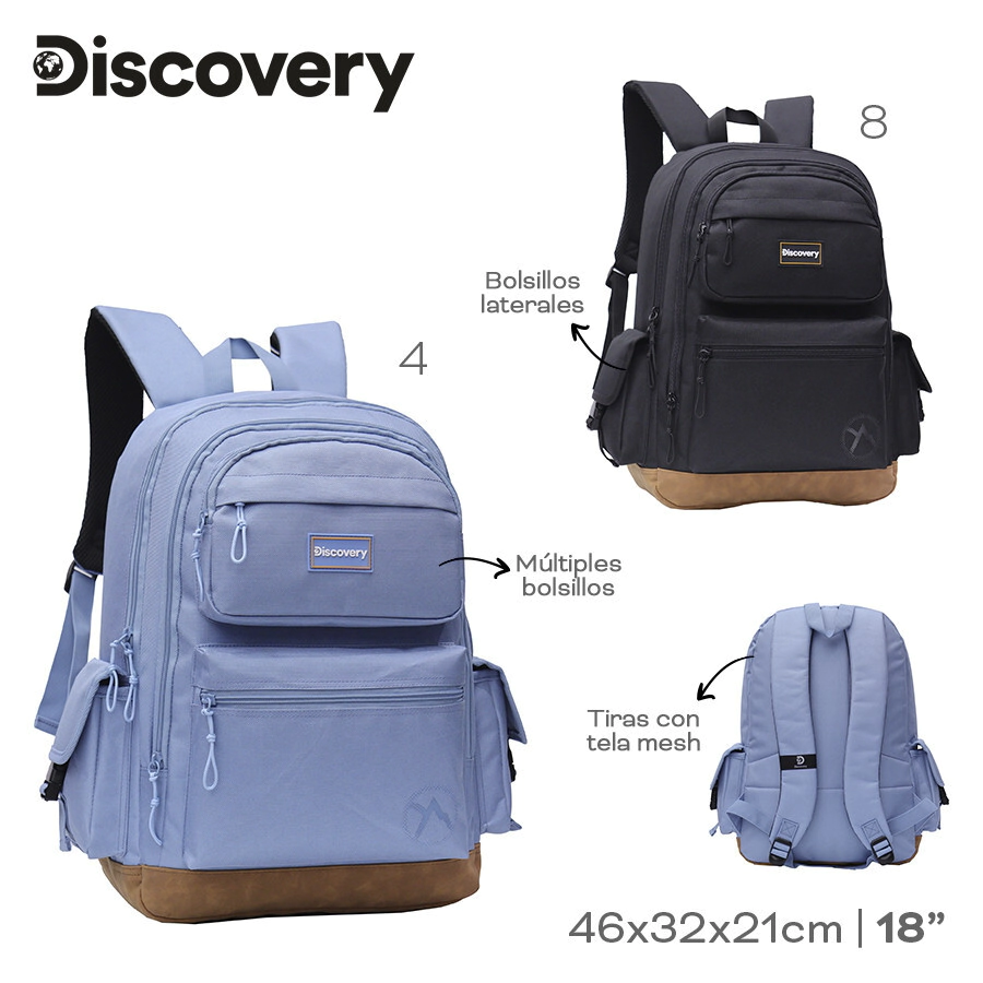 MOCHILA DISCOVERY NEGRO