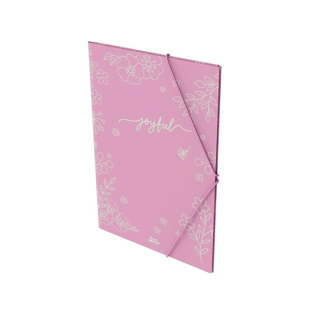 CARPETA 3 SOLAPAS FUN WORLD MINIMALISTA FW