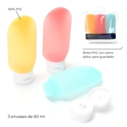 SET ENVASES PARA RELLENAR VIAJE x3 DE 60 ML WANDERLUST