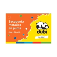 SACAPUNTAS METAL EN PUNTA (SOLO x24 UNIDADES)