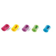 SACAPUNTAS PLASTICO TUBO x 100 Un. (SOLO x100 UNIDADES)