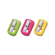 SACAPUNTAS PLASTICO SLIM BOLSITA x3