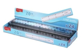 REGLA PLASTICA 20CM