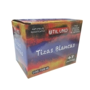TIZA BLANCA x48 UTIL UNO