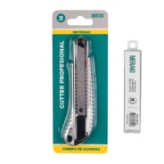 CUTTER PROFESIONAL 16x3,5cm - CUCHILLA 18mm