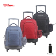 MOCHILA CON CARRO WILSON 18" NEGRO